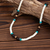 Wholesale Jewelry Coconut Shell Geometric Handmade Men's Necklace