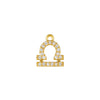 Wholesale Jewelry Constellation Brass 18K Electroplated Micro Set Zircon Pendant