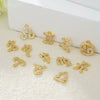 Wholesale Jewelry Constellation Brass 18K Electroplated Micro Set Zircon Pendant