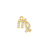 Wholesale Jewelry Constellation Brass 18K Electroplated Micro Set Zircon Pendant