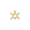 Wholesale Jewelry Constellation Brass 18K Electroplated Micro Set Zircon Pendant