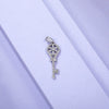 Wholesale Jewelry Copper Alloy Microinlaid Zircon Key Pendant Necklace For Women