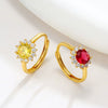 Wholesale Jewelry Copper Alloy Sunflower Ring Women's Vintage Light Luxury Electroplated