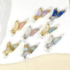 Wholesale Jewelry Copper Animal Zodiac Cartoon Style Micropaved Shell Butterfly Pearl Pendant Necklace And Earrings Accessories