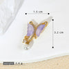 Wholesale Jewelry Copper Animal Zodiac Cartoon Style Micropaved Shell Butterfly Pearl Pendant Necklace And Earrings Accessories