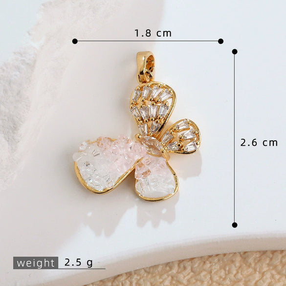 Wholesale Jewelry Copper Animal Zodiac Minimalist Electroplating Pendant Necklace And Earrings