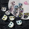 Wholesale Jewelry Copper Beaded Accessories With Line Pattern And Environmental Protection Treatment For Diy Bracelet And Necklace Featuring Cat Head Monster Design