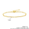 Wholesale Jewelry Copper Beaded Bracelet Geometric Minimalist Electroplated For Women