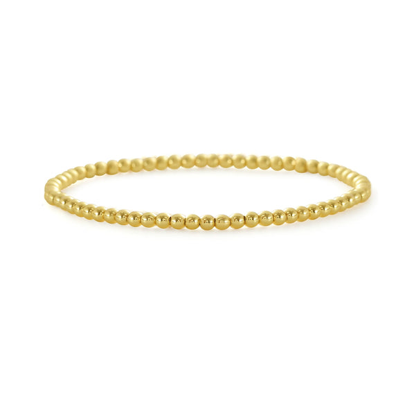 Wholesale Jewelry Copper Beaded Bracelet Geometric Minimalist Electroplated For Women