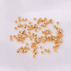 Wholesale Jewelry Copper Beads Simple Natural Style Electroplating For Bracelet Necklace Accessories