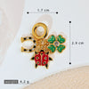 Wholesale Jewelry Copper Cartoon Animal Insect Zirconia Mini Ladybird Pendant