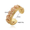 Wholesale Jewelry Copper Daisy Dripping Oil Style Ladies Earrings And Hand Accessories Set