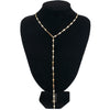 Wholesale Jewelry Copper Daisy Flower Cross Shell Long Necklace With Electroplating For Women
