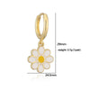 Wholesale Jewelry Copper Dripping Oil Plants Flowers Style Women's Earrings Necklace