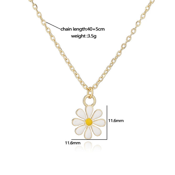 Wholesale Jewelry Copper Dripping Oil Plants Flowers Style Women's Earrings Necklace