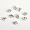 Wholesale Jewelry Copper Electroplated Four Leaf Flower Zircon Inlaid Pendant Bracelet Necklace Accessories