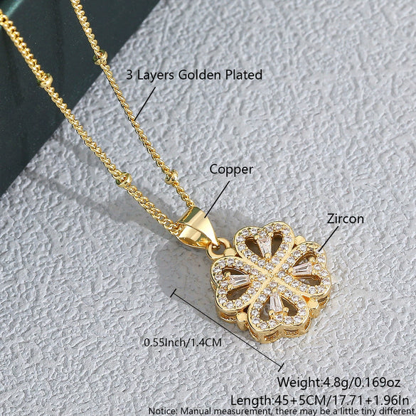 Wholesale Jewelry Copper Electroplated Heartshaped Love Lock Pendant Ochain Necklace For Women