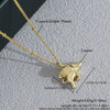 Wholesale Jewelry Copper Electroplated Heartshaped Love Lock Pendant Ochain Necklace For Women