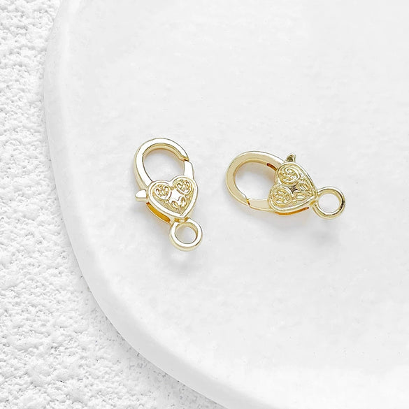 Wholesale Jewelry Copper Electroplated Lobster Clasp Connection End Clasp For Bracelet And Necklace Diy Handmade