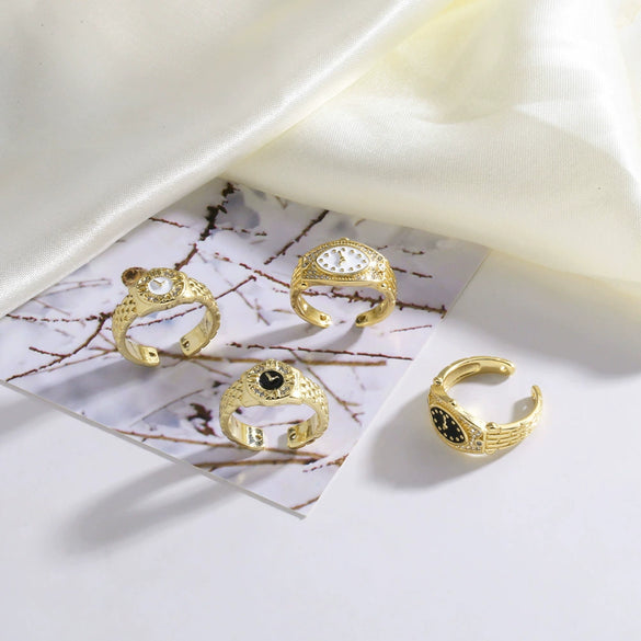 Wholesale Jewelry Copper Electroplating Opening Ring For Women