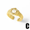 Wholesale Jewelry Copper Electroplating Opening Ring For Women