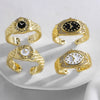 Wholesale Jewelry Copper Electroplating Opening Ring For Women