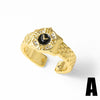 Wholesale Jewelry Copper Electroplating Opening Ring For Women