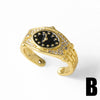 Wholesale Jewelry Copper Electroplating Opening Ring For Women