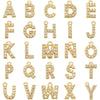 Wholesale Jewelry Copper English Alphabet Pendant Earring Necklace With Electroplating And Simple Style