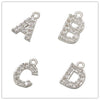 Wholesale Jewelry Copper English Alphabet Pendant Earring Necklace With Electroplating And Simple Style