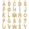 Wholesale Jewelry Copper English Alphabet Pendant Earring Necklace With Electroplating And Simple Style