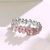Wholesale Jewelry Copper Flower Dripping Glue Ring For Women