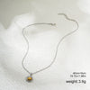 Wholesale Jewelry Copper Flower Pendant Bamboo Chain Electroplating Women's Necklace