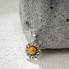 Wholesale Jewelry Copper Flower Pendant Bamboo Chain Electroplating Women's Necklace