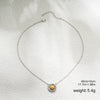 Wholesale Jewelry Copper Flower Pendant Bamboo Chain Electroplating Women's Necklace