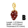 Wholesale Jewelry Copper Fruitshape Electroplated Bracelet