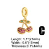 Wholesale Jewelry Copper Fruitshape Electroplated Bracelet