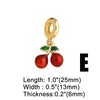 Wholesale Jewelry Copper Fruitshape Electroplated Bracelet