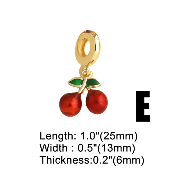 Wholesale Jewelry Copper Fruitshape Electroplated Bracelet
