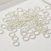 Wholesale Jewelry Copper Geometric Electroplated Closed Twist Circle Spacer Connection Ring Beaded Material For Bracelet Necklace Earrings