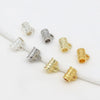 Wholesale Jewelry Copper Geometric Electroplated Pendant Necklace And Bracelet