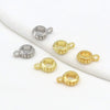 Wholesale Jewelry Copper Geometric Electroplated Pendant Necklace And Bracelet