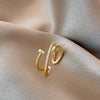 Wholesale Jewelry Copper Geometric Electroplated Ring And Bracelet For Women