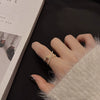 Wholesale Jewelry Copper Geometric Electroplated Ring And Bracelet For Women