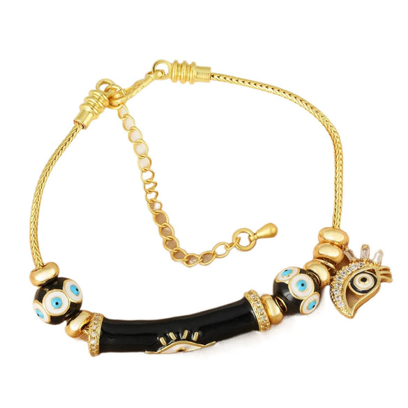 Wholesale Jewelry Copper Geometric Electroplating Fashion Retro Unisex Bracelet