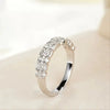 Wholesale Jewelry Copper Geometric Inlaid Zircon Multilayer Ring