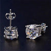Wholesale Jewelry Copper Geometric Micropaved Zircon Tassel Fourclaw Unisex Earrings