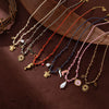 Wholesale Jewelry Copper Geometric Ocean Series Pendant Necklace With Electroplating