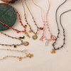 Wholesale Jewelry Copper Geometric Ocean Series Pendant Necklace With Electroplating