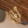 Wholesale Jewelry Copper Geometric Open Ring Microsetting For Women